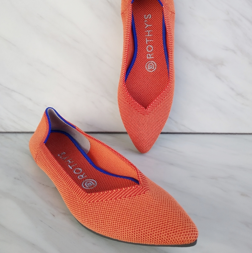 Rothy's The Point Flats in Retired Persimmon